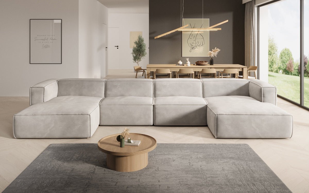 Designer Sofa Comfy U in Velvet