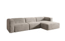 Designer Ecksofa Comfy in Samt