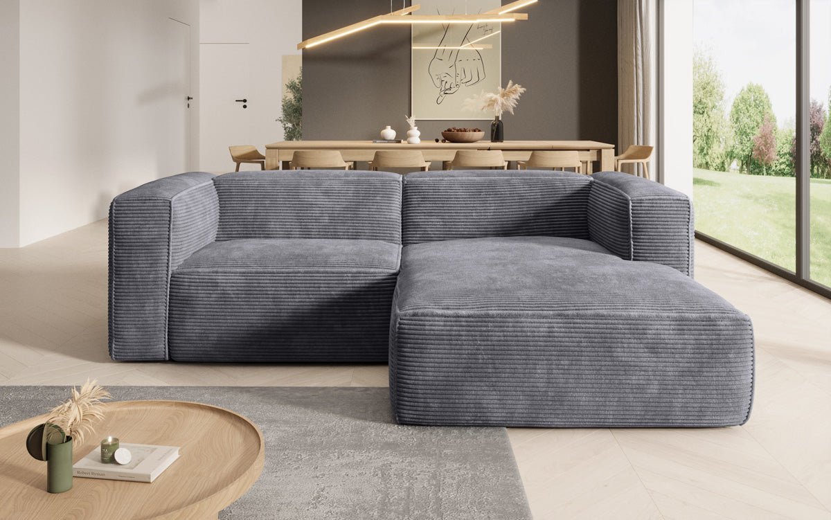 Designer Sofa Comfy L Mini in Corduroy
