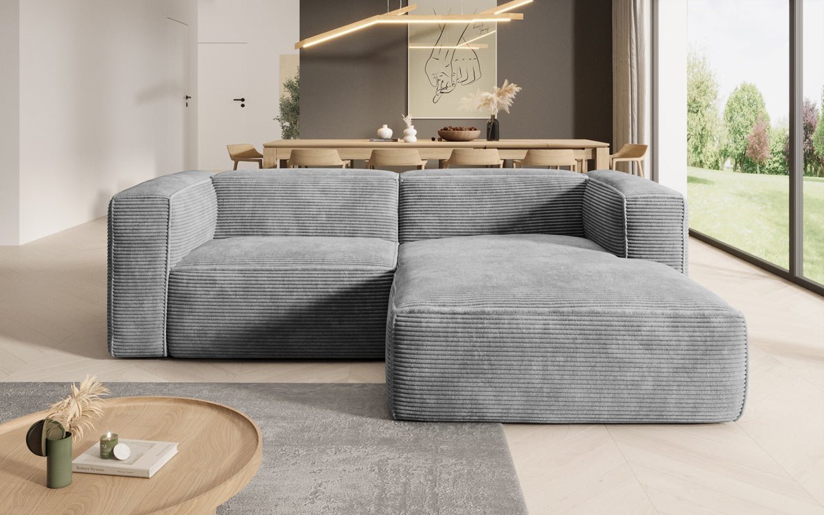 Designer Sofa Comfy L Mini in Corduroy