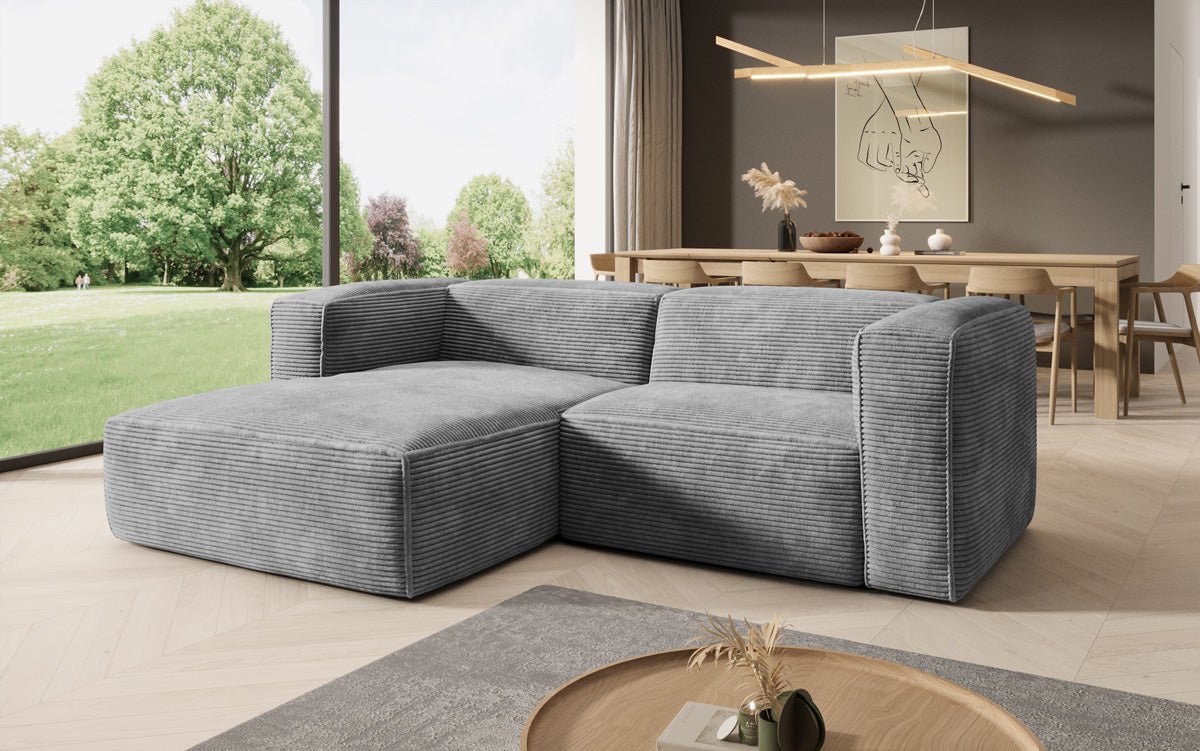 Designer Sofa Comfy L Mini in Corduroy