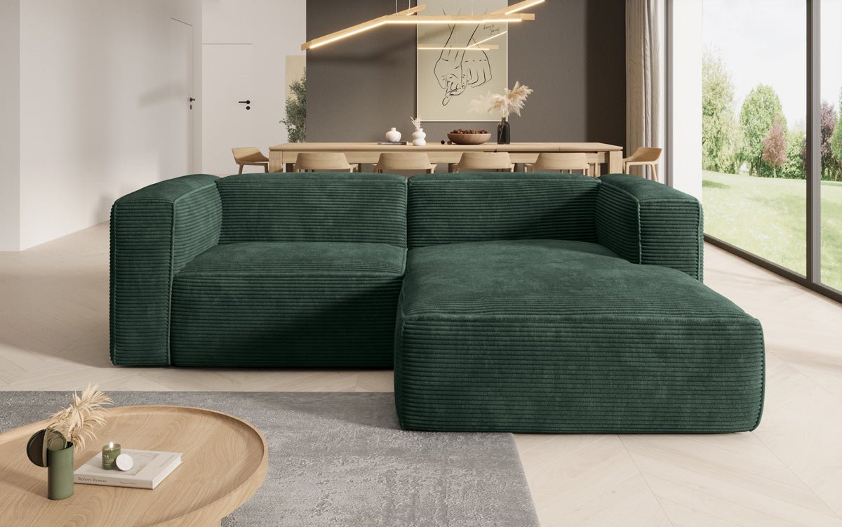 Designer Sofa Comfy L Mini in Corduroy
