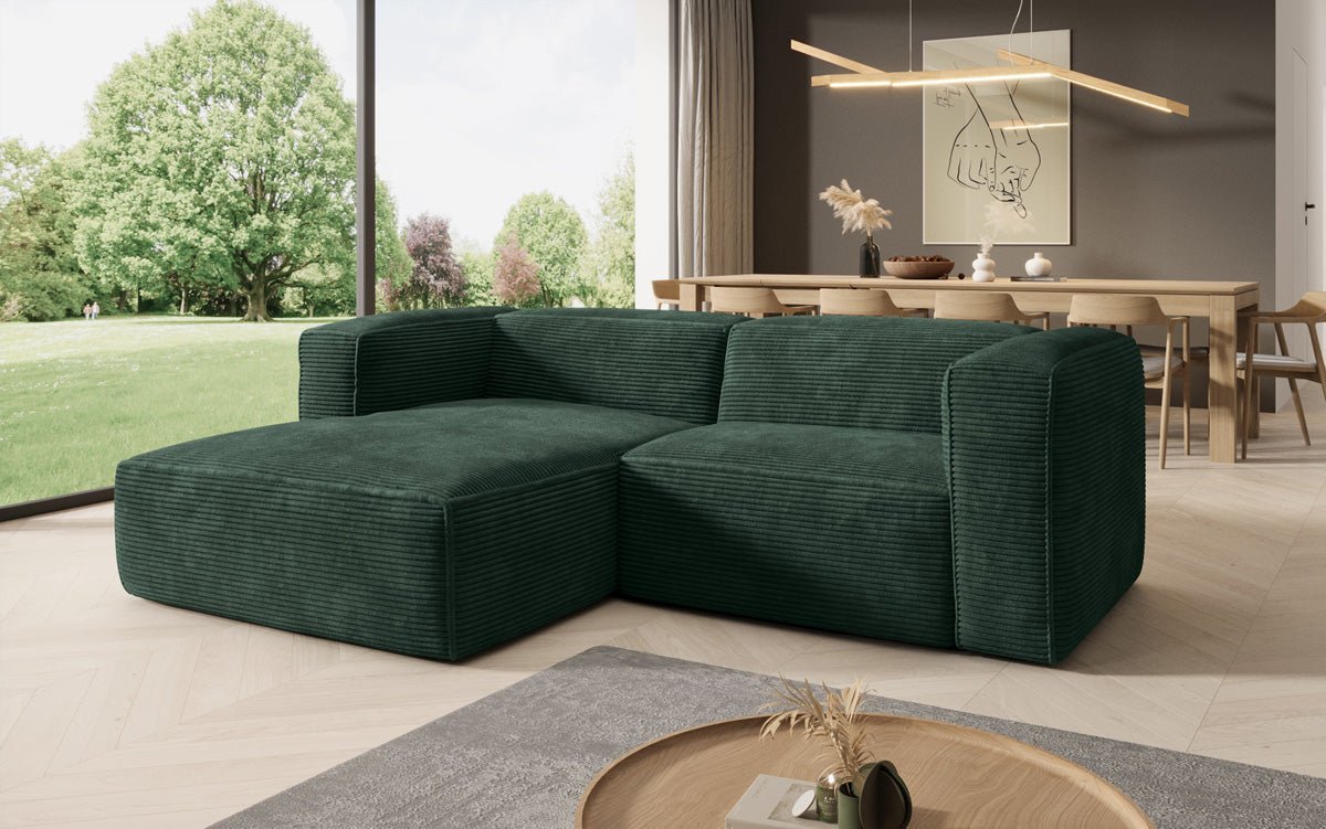 Designer Sofa Comfy L Mini in Corduroy