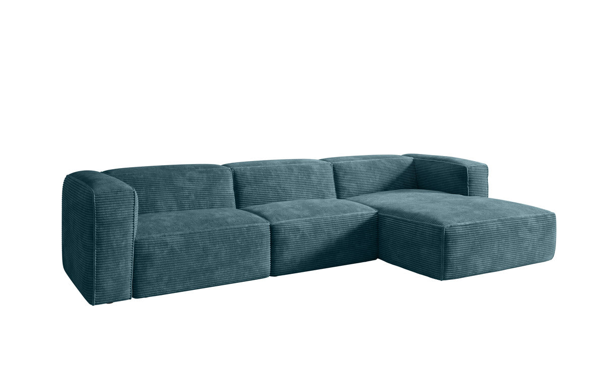 Designer Sofa Comfy L in Corduroy