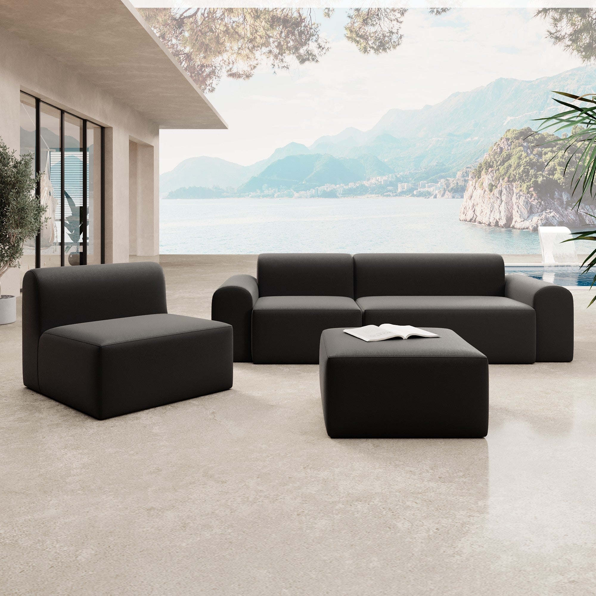 Modulares Gartensofa Relax Set Open