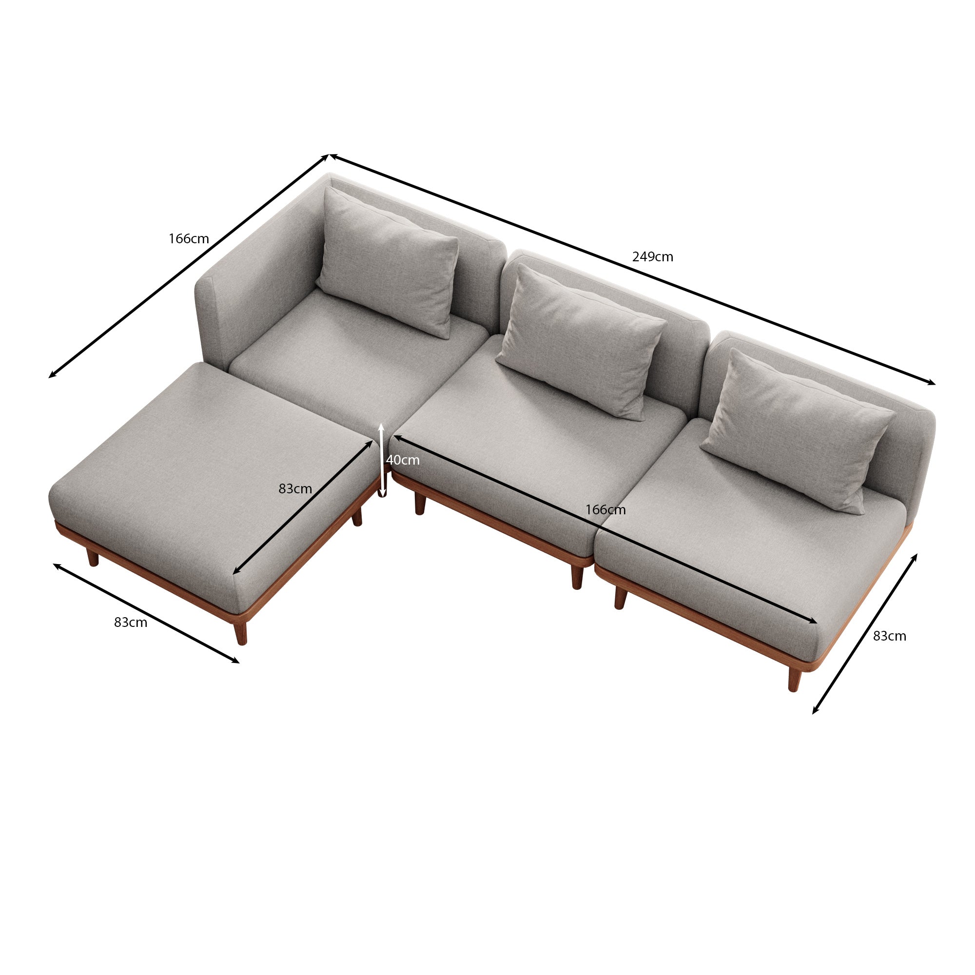 Nouri Corner Module Group V – Aevora™ Collection