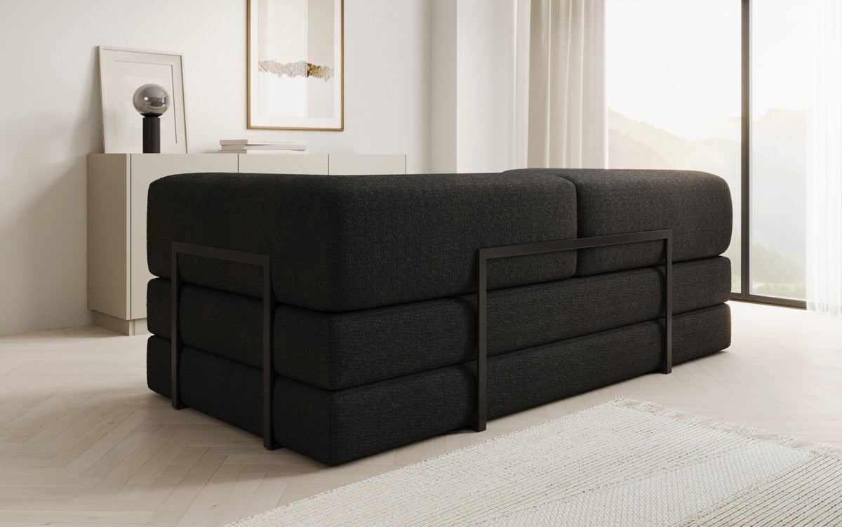 Designer Sofa Lazy 3-Seater in Bouclé