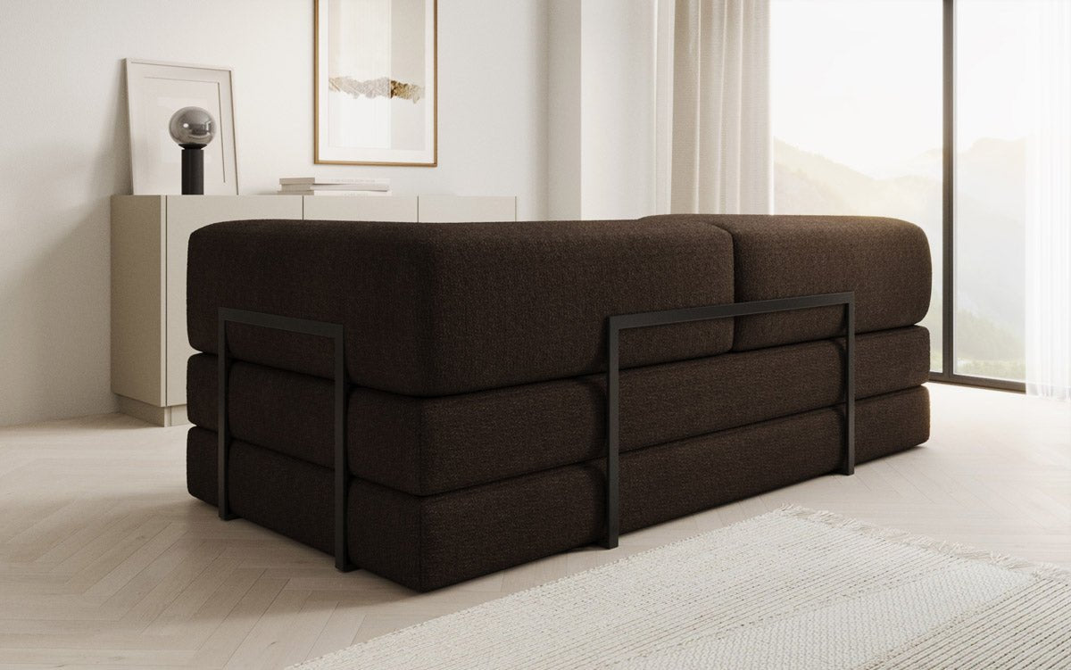 Designer Sofa Lazy 3-Seater in Bouclé