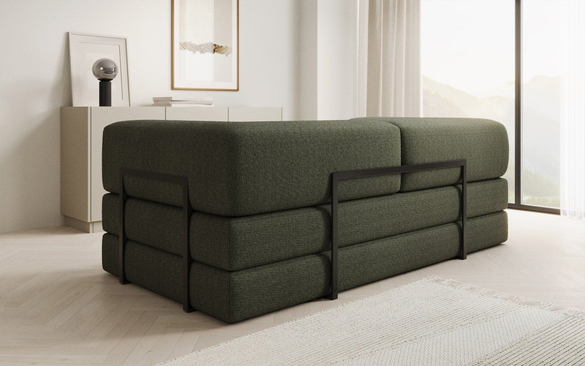 Designer Sofa Lazy 3-Seater in Bouclé