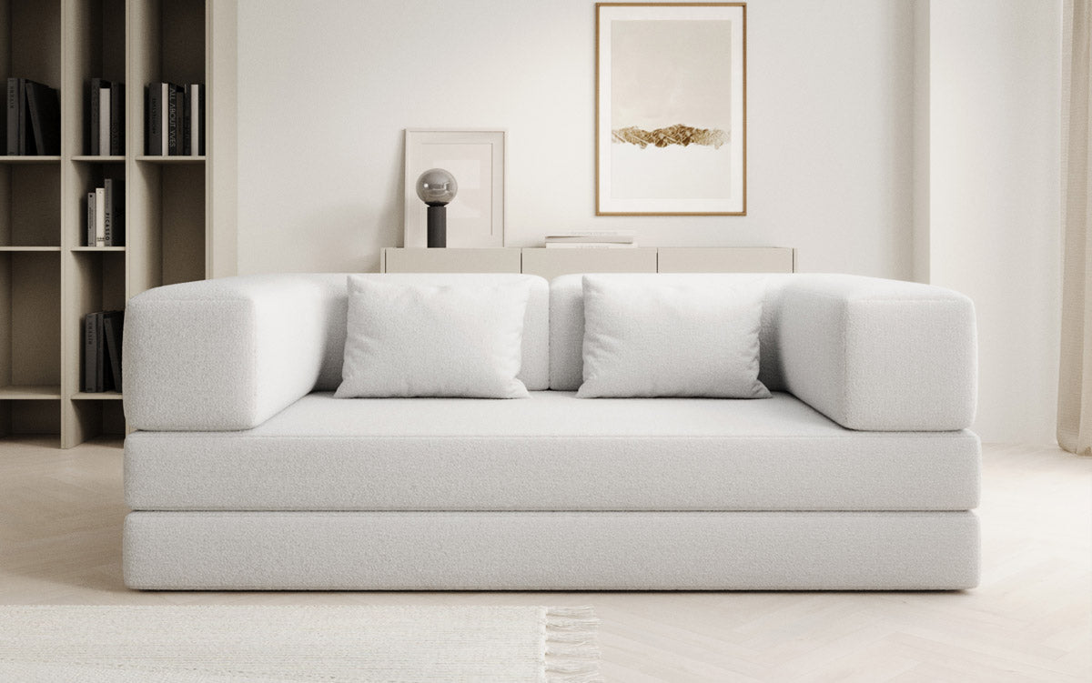 Designer Sofa Lazy 3-Seater in Bouclé