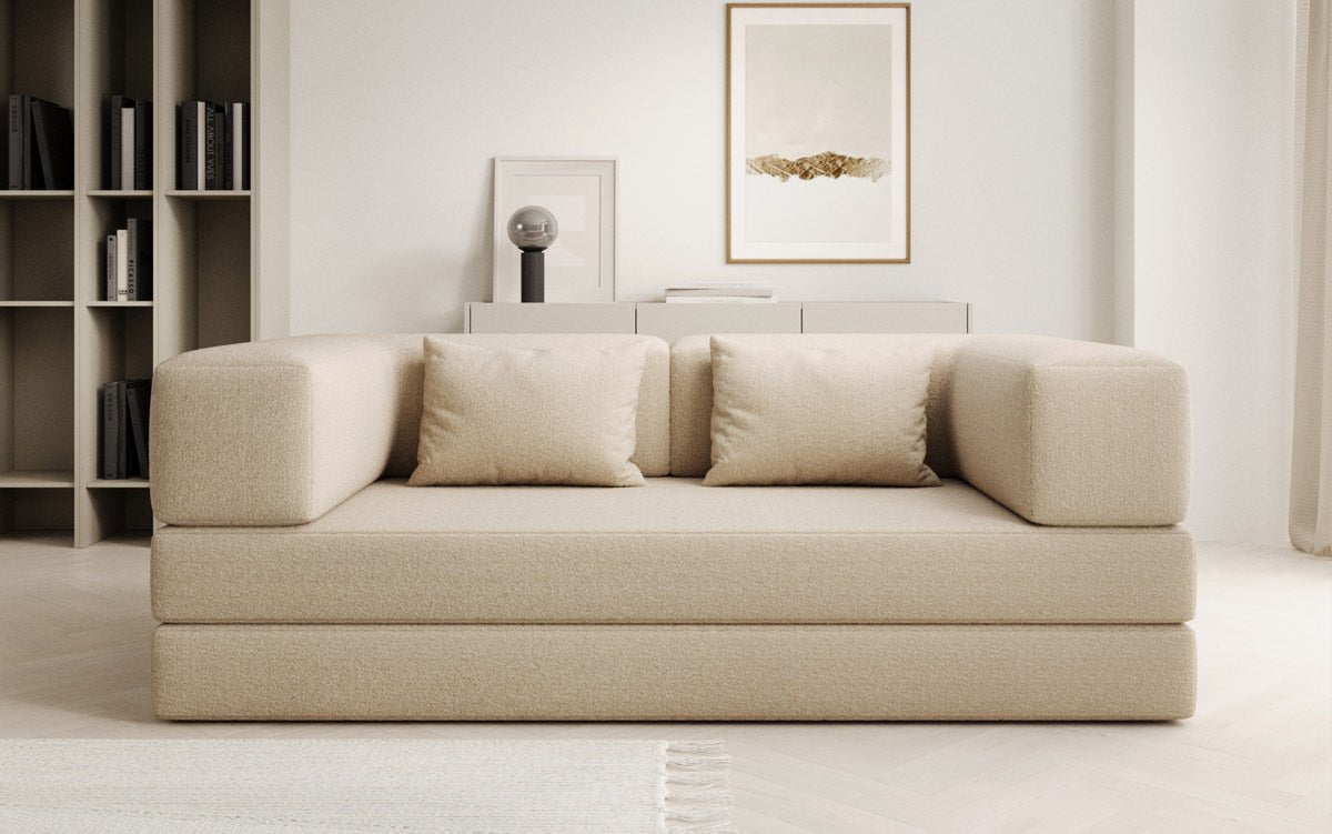 Designer Sofa Lazy 3-Seater in Bouclé