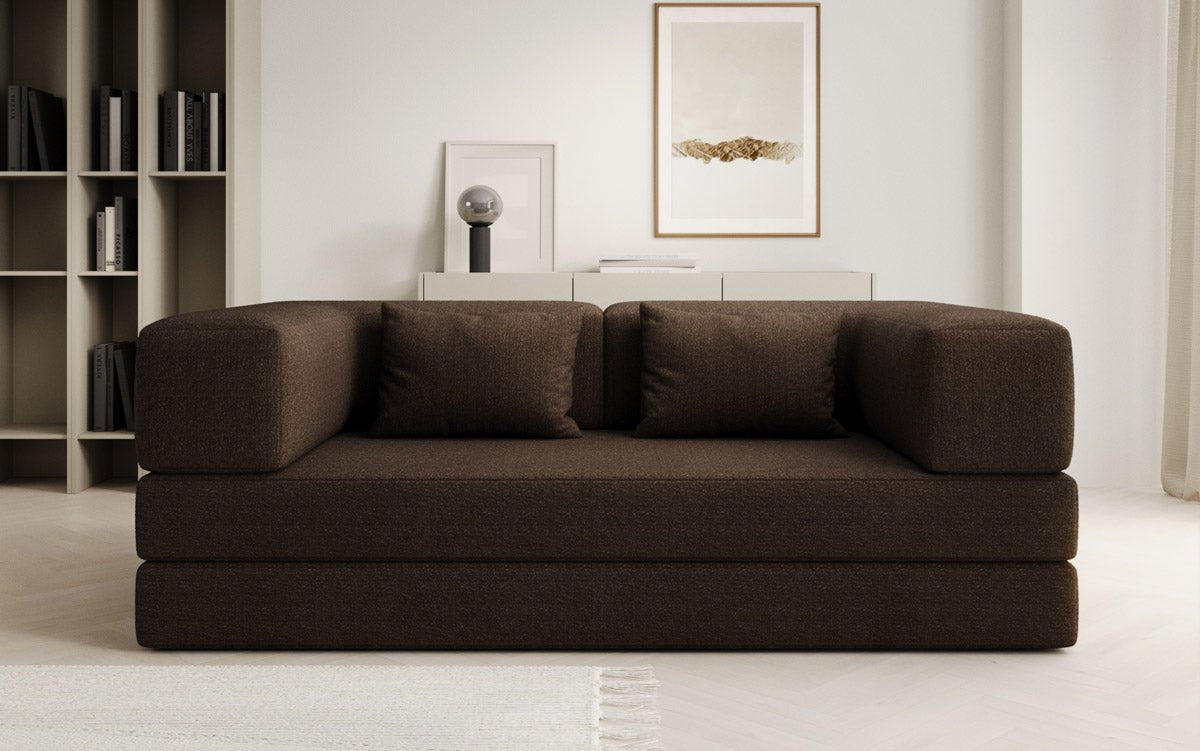 Designer Sofa Lazy 3-Seater in Bouclé