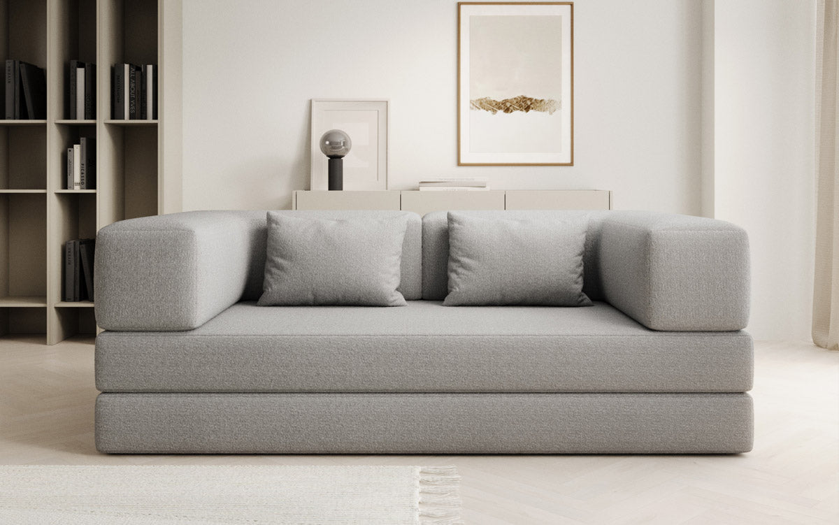 Designer Sofa Lazy 3-Seater in Bouclé