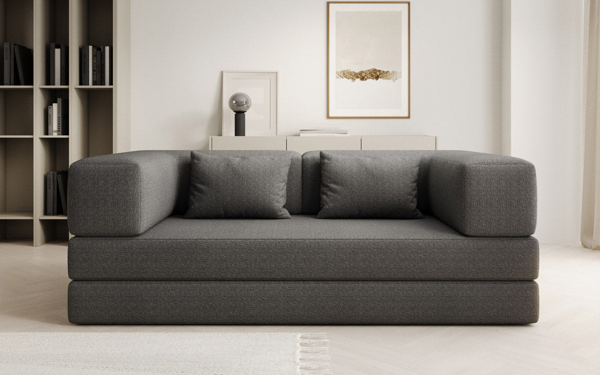 Designer Sofa Lazy 3-Seater in Bouclé