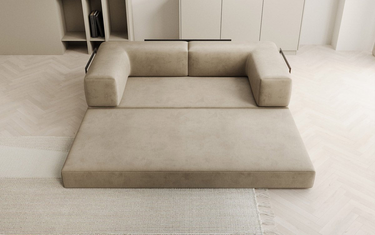Designer Sofa Lazy 3-Seater in Velvet