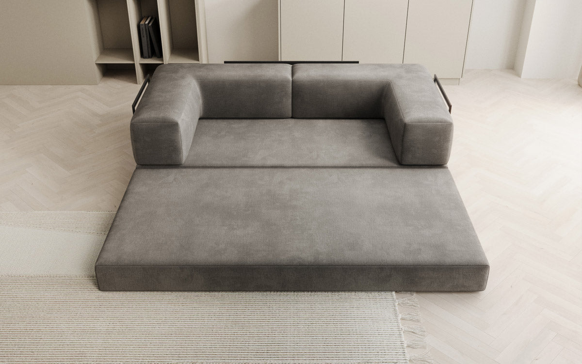 Designer Sofa Lazy 3-Seater in Velvet