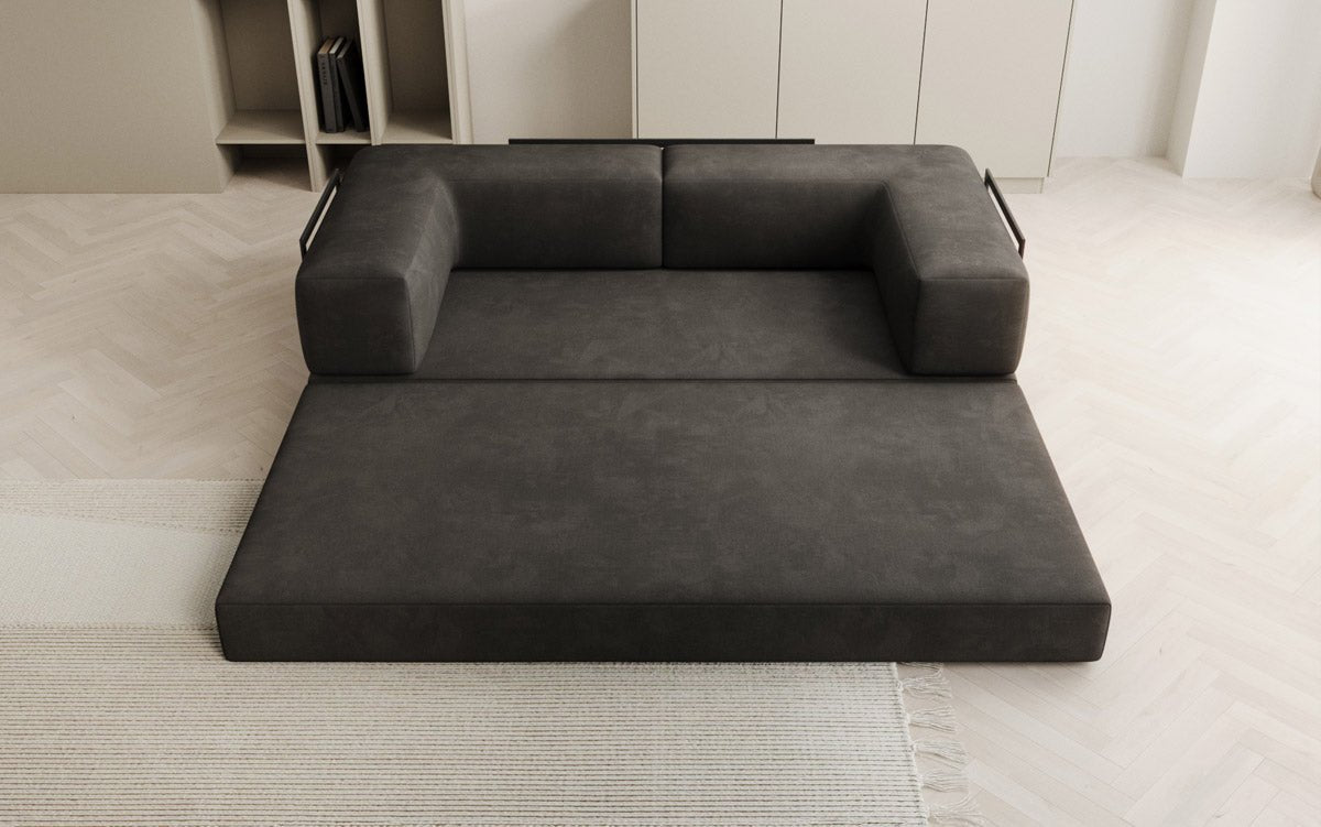 Designer Sofa Lazy 3-Seater in Velvet