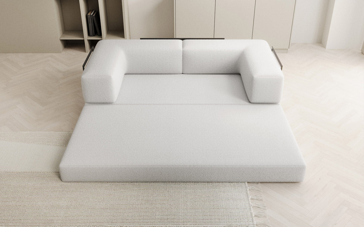 Designer Sofa Lazy 3-Seater in Bouclé