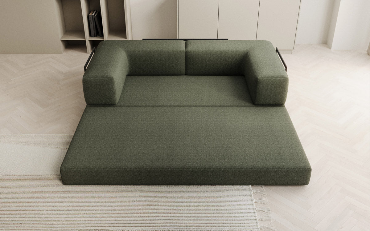 Designer Sofa Lazy 3-Seater in Bouclé