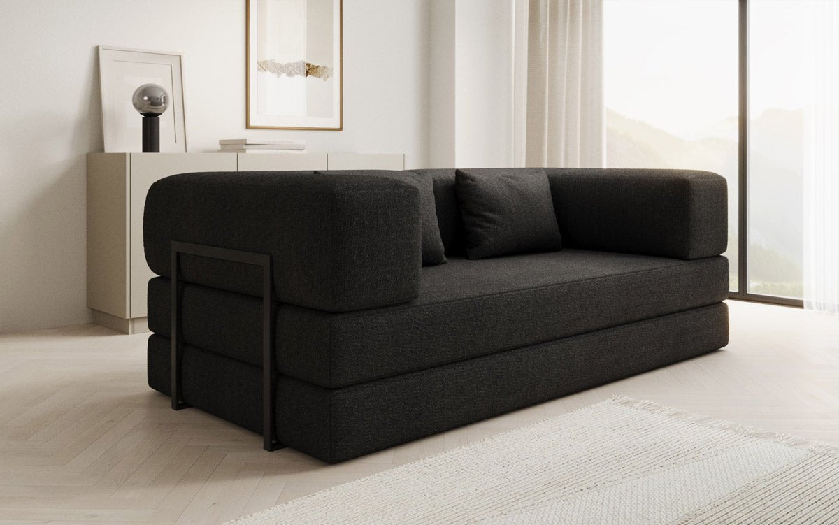 Designer Sofa Lazy 3-Seater in Bouclé