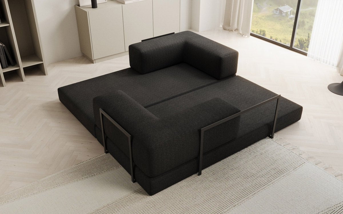 Designer Sofa Lazy 3-Seater in Bouclé