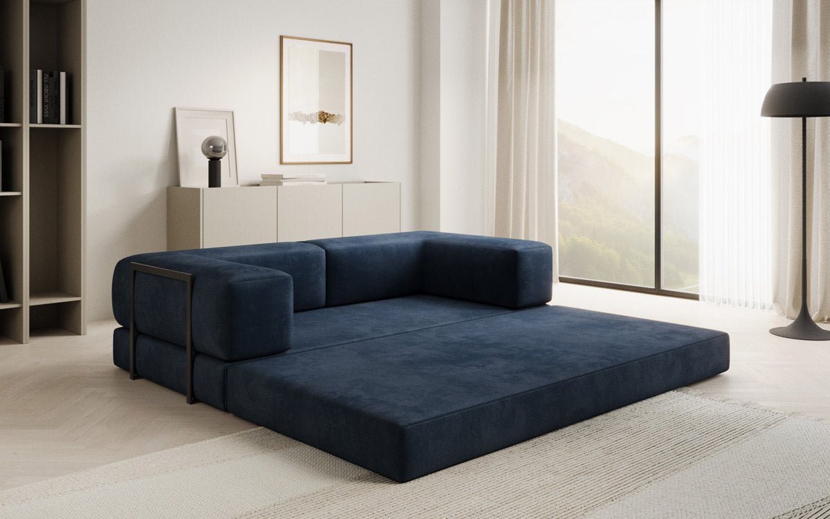 Designer Sofa Lazy 3-Seater in Velvet