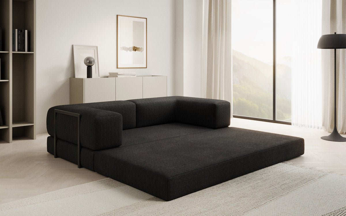 Designer Sofa Lazy 3-Seater in Bouclé