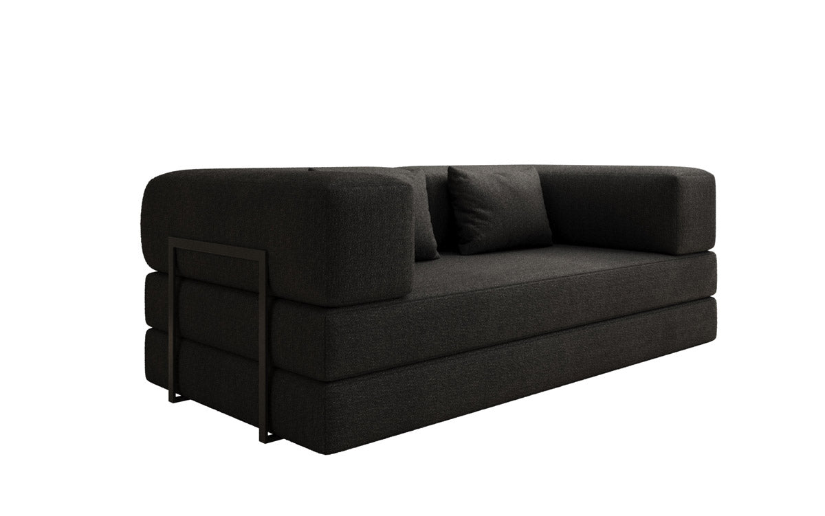 Designer Sofa Lazy 3-Seater in Bouclé