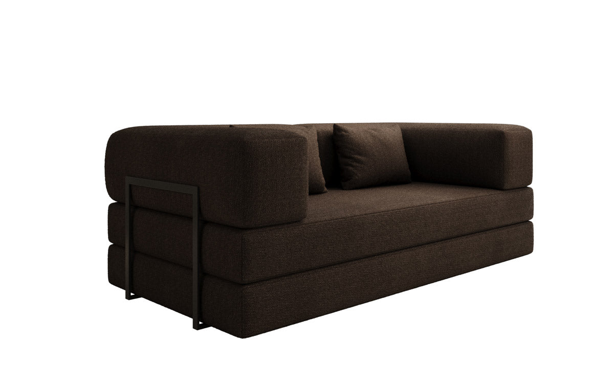 Designer Sofa Lazy 3-Seater in Bouclé