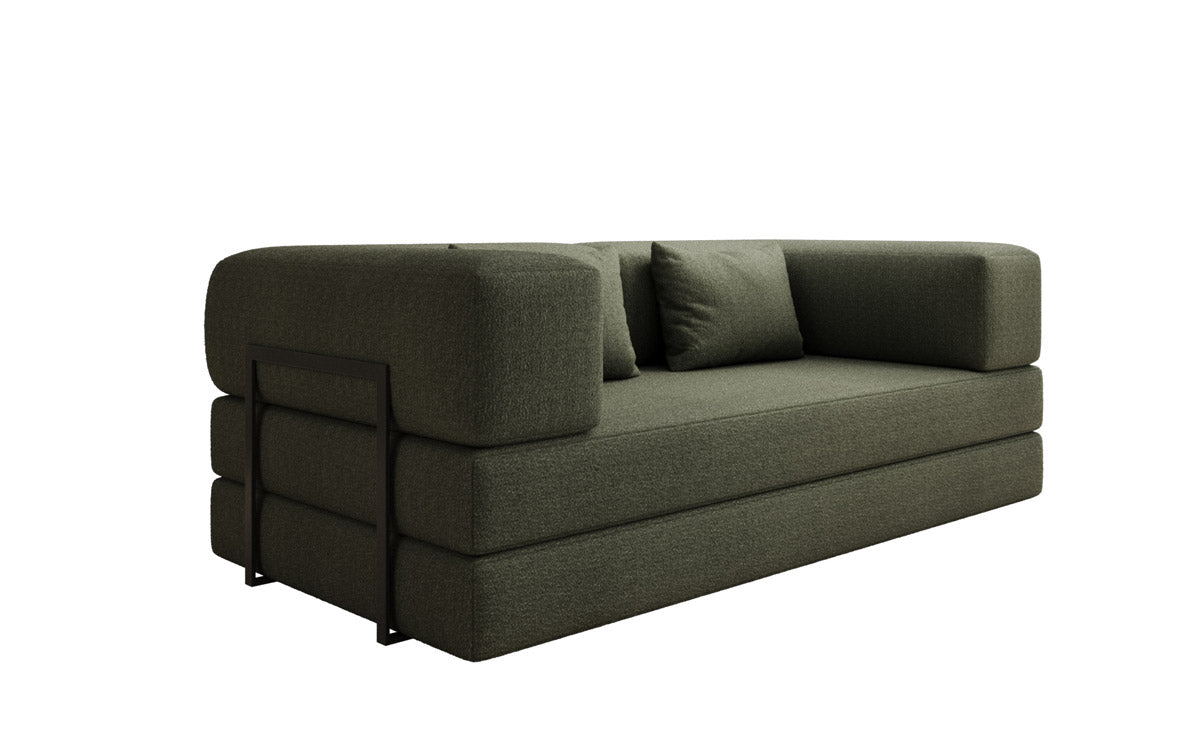 Designer Sofa Lazy 3-Seater in Bouclé