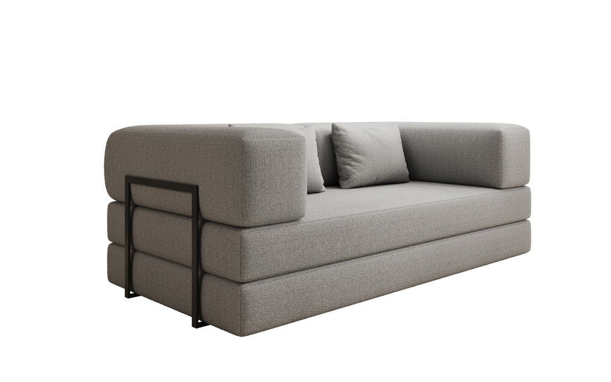 Designer Sofa Lazy 3-Seater in Bouclé