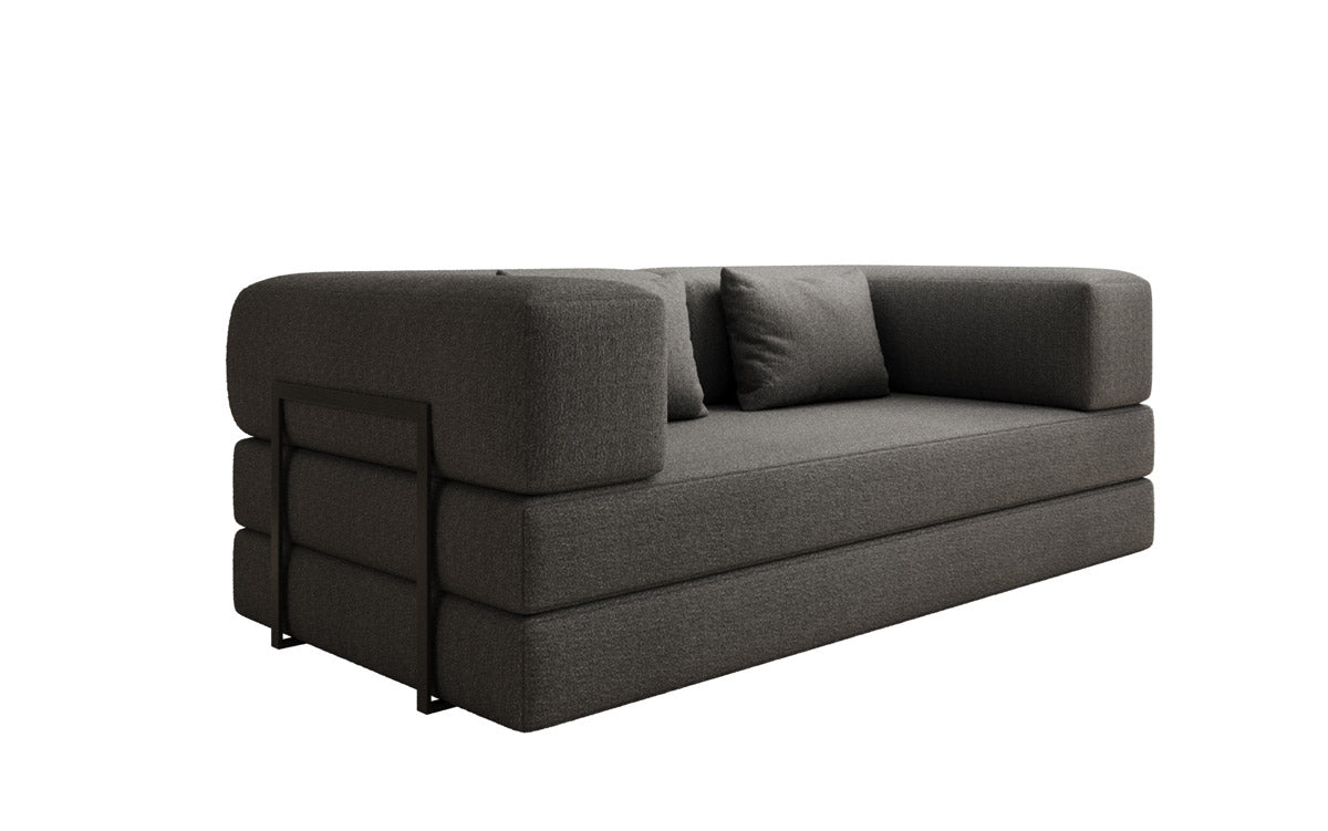 Designer Sofa Lazy 3-Seater in Bouclé