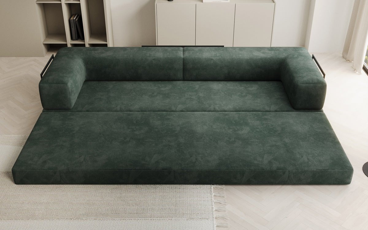 Designer Sofa Lazy 3-Seater XXL in Corduroy