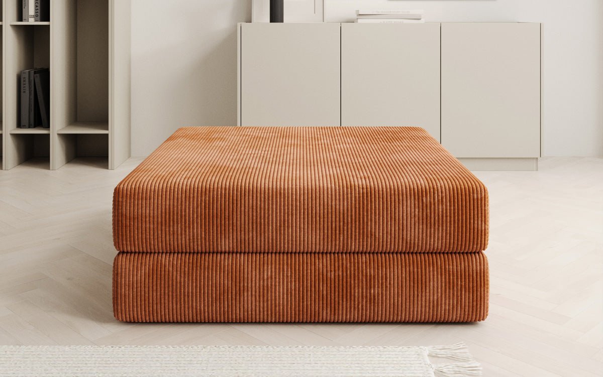 Lazy side stool in corduroy
