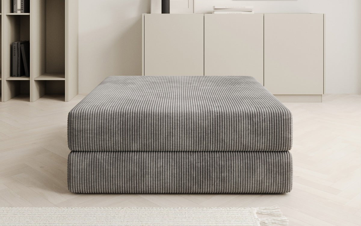Lazy side stool in corduroy