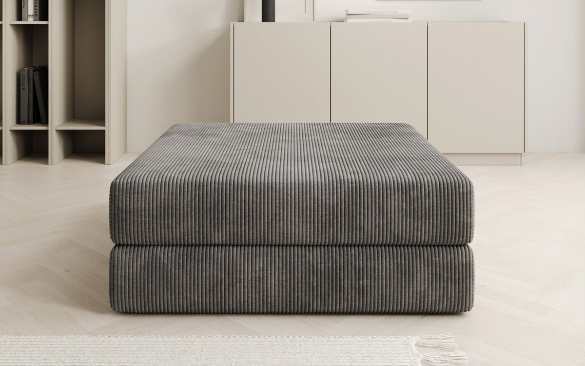 Lazy side stool in corduroy