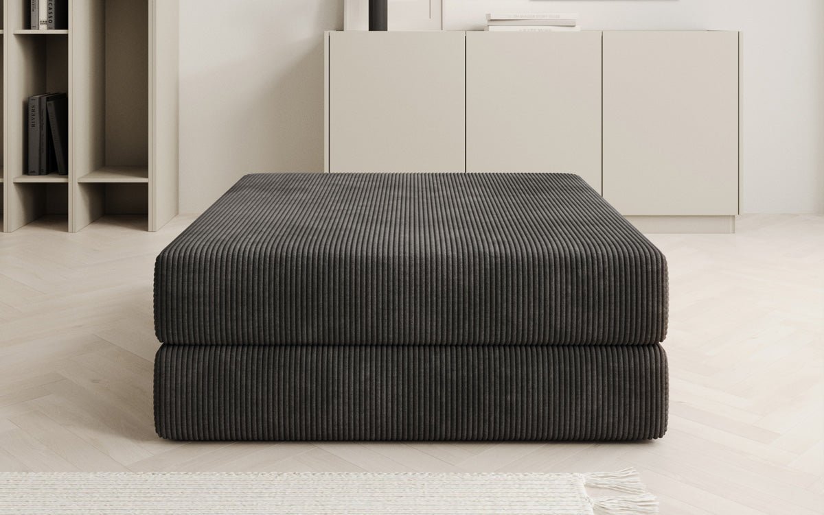 Lazy side stool in corduroy