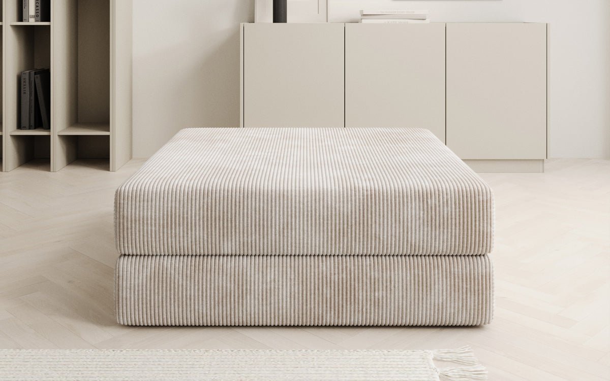 Lazy side stool in corduroy