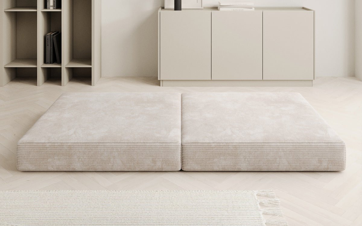 Lazy side stool in corduroy