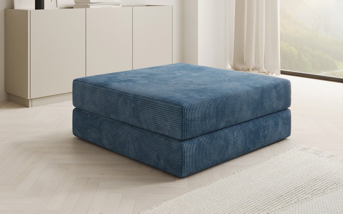 Lazy side stool in corduroy