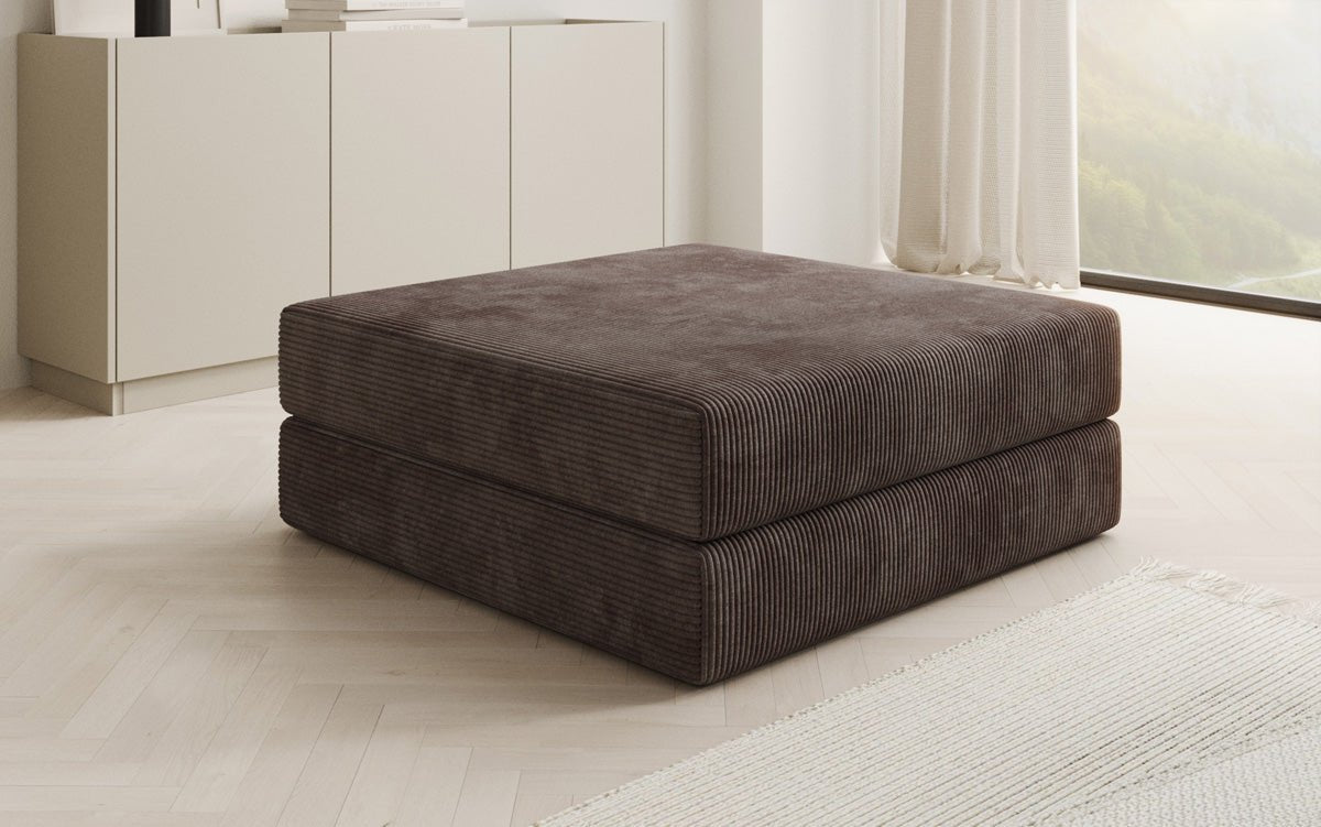 Lazy side stool in corduroy