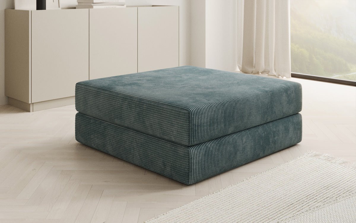 Lazy side stool in corduroy