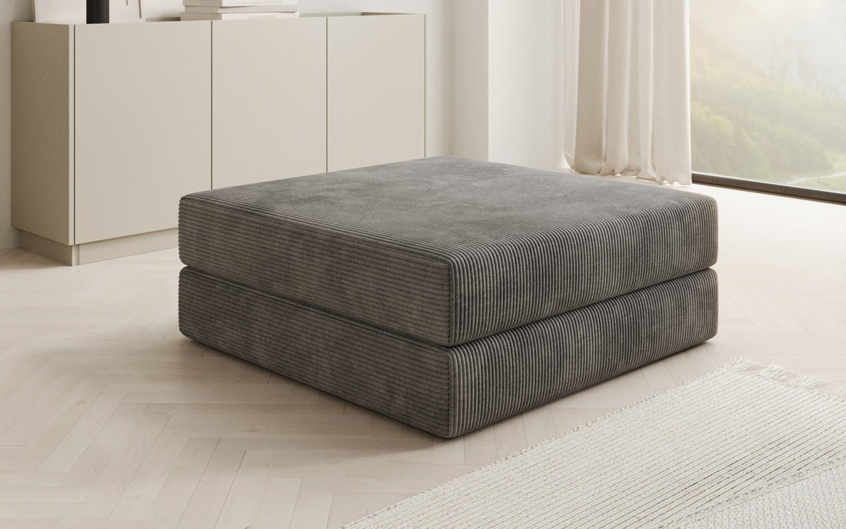 Lazy side stool in corduroy