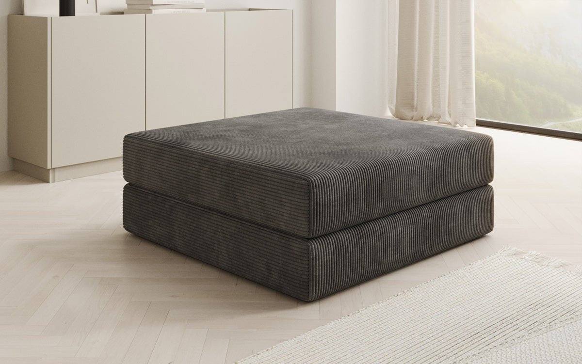 Lazy side stool in corduroy