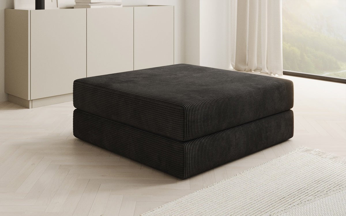 Lazy side stool in corduroy
