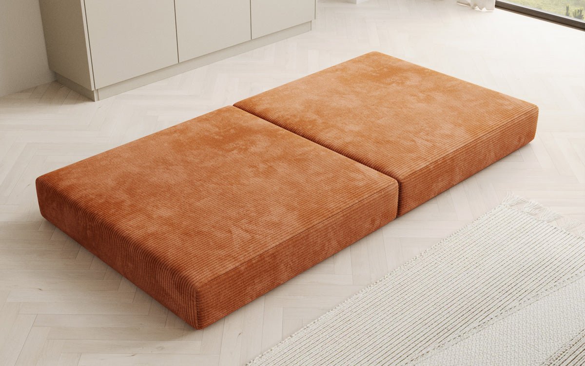 Lazy side stool in corduroy
