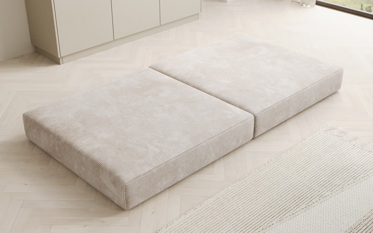 Lazy side stool in corduroy