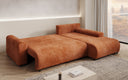 Designer corner sofa Hanna with sleeping function and storage space
