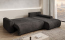 Designer corner sofa Hanna with sleeping function and storage space