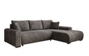 Designer corner sofa Hanna with sleeping function and storage space